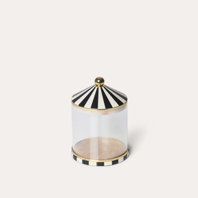 Circus Storage Jar | Black and White