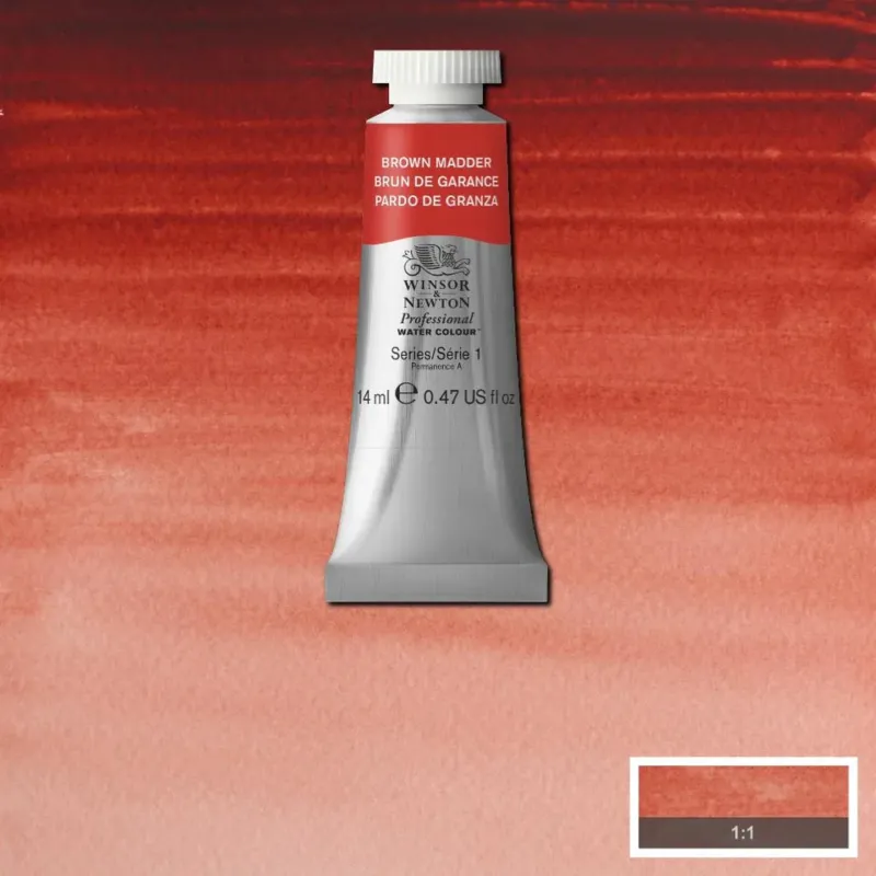 Winsor & Newton Professional Watercolour Series 1 14ml - Brown Madder
