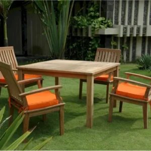 Windsor Brianna 5-Pieces Dining Table Set By Anderson Teak | Outdoor Dining Sets | Modishstore