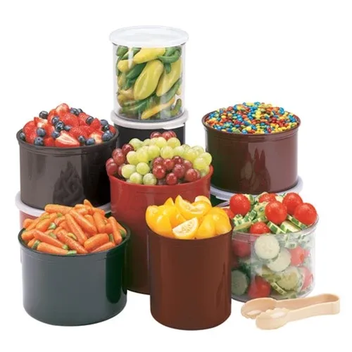 Cambro Crock with Lid, 1.2 qt, Reddish Brown, FINAL SALE