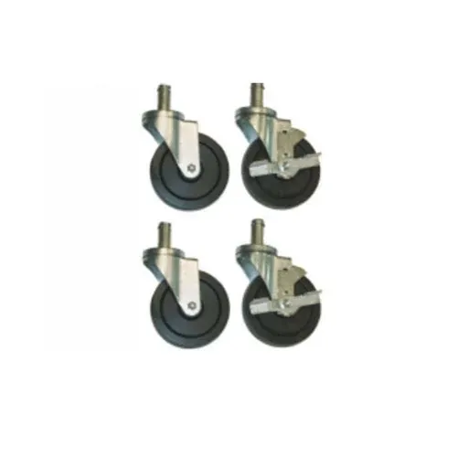 EFI Caster Set, 2 with Brake, 2 without Brake (4-pack)