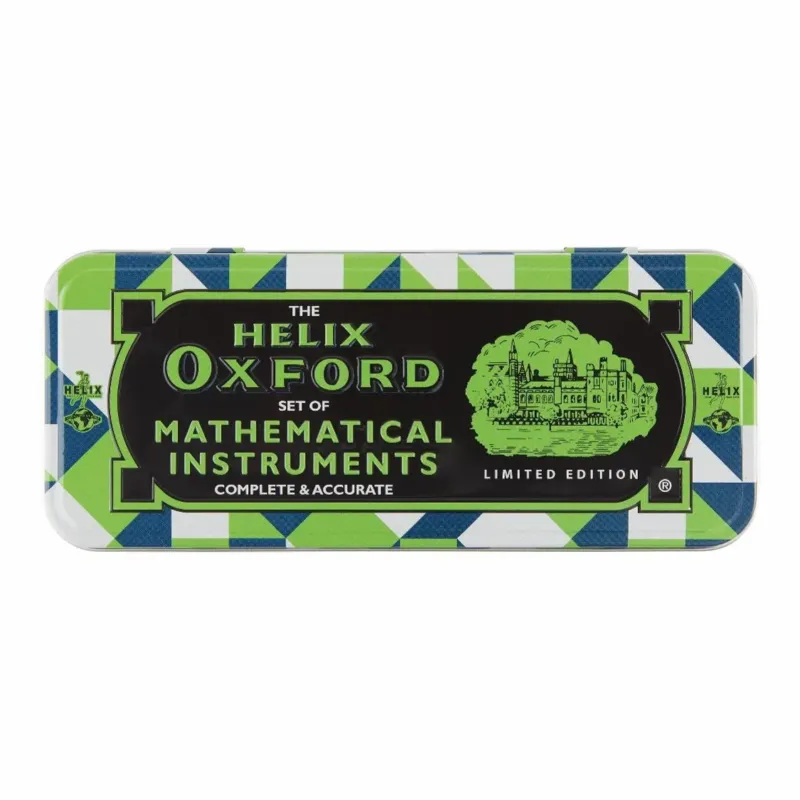 Helix Oxford Geo Maths Set - Green