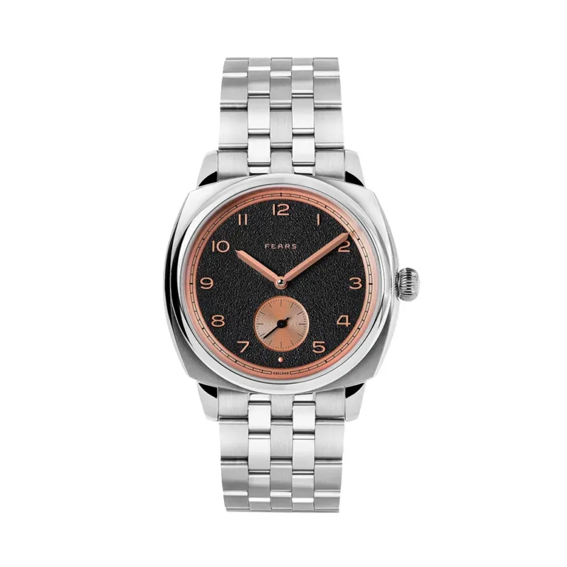 Brunswick "Charcoal Rose" 38mm - Black on Bracelet