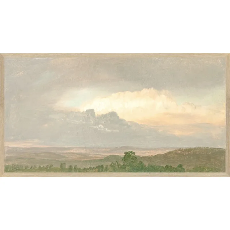 Hudson River School – Clouds Over the Hills C.1865