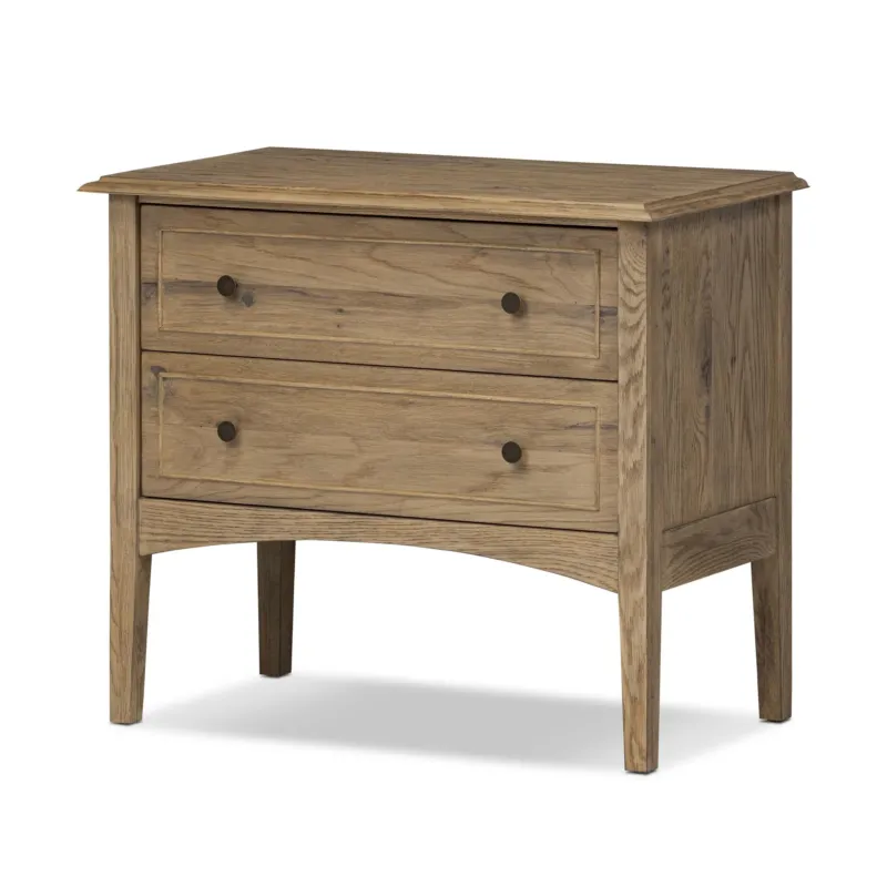 Maggie Nightstand | Aged Smoked Oak Resawn