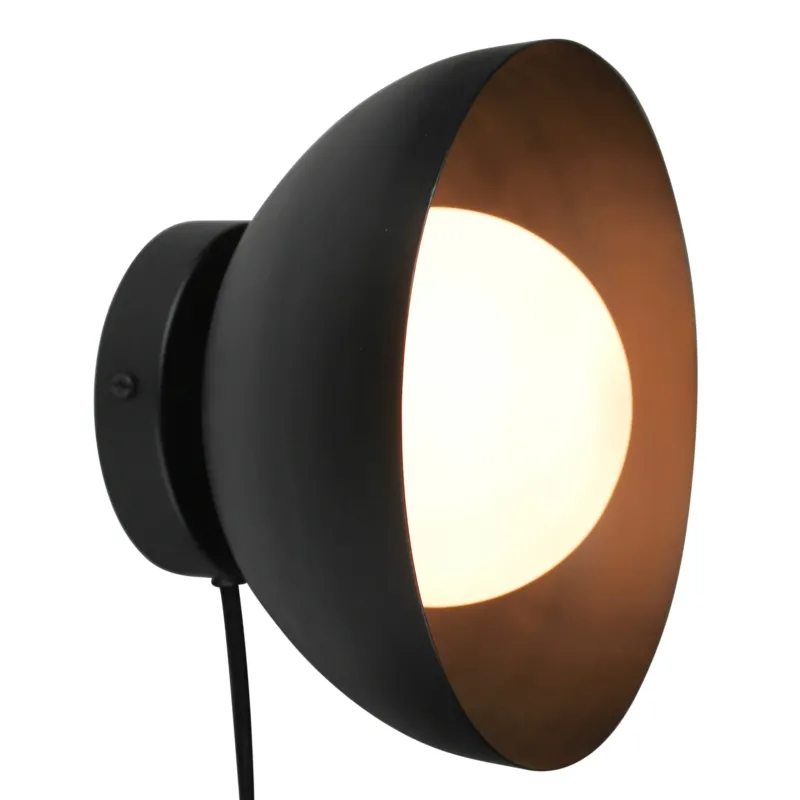 Rhett Wall Light, Black Set Of 4 By HomArt | Wall Lamps | Modishstore - 1