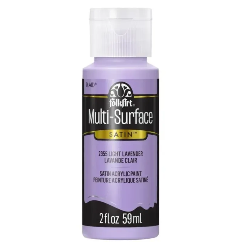 FolkArt Multi-Surface Acrylic 59ml - Light Lavender