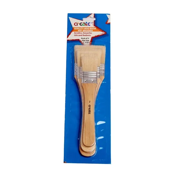 CREATE SET OF 3 HOG WASH BRUSHES