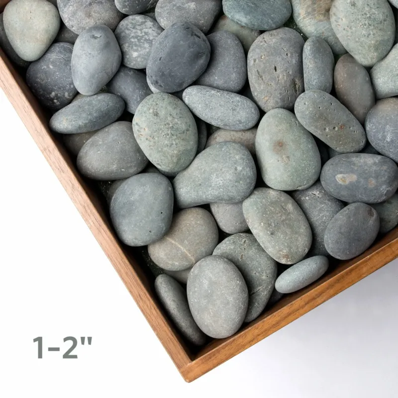 Stone Rocks, Natural River, 1- 2" By Gold Leaf | Decor | Modishstore - 1