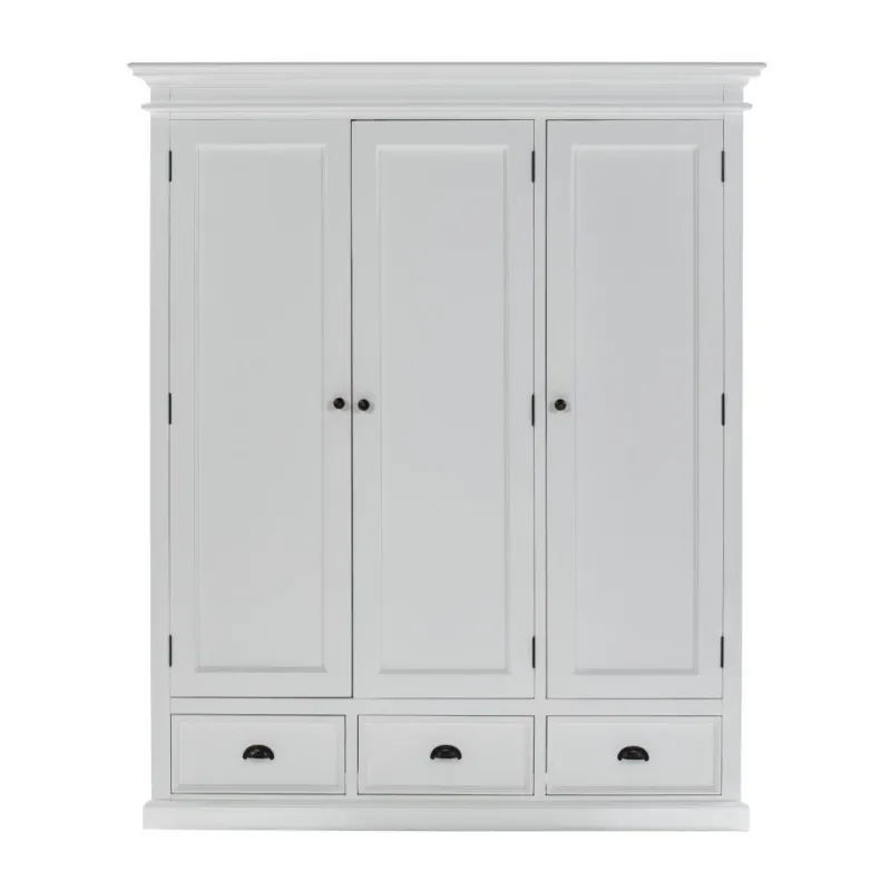 Off White Solid Wood Frame Standard Curio Cabinet With Six Shelves By Homeroots | Cabinets | Modishstore - 1
