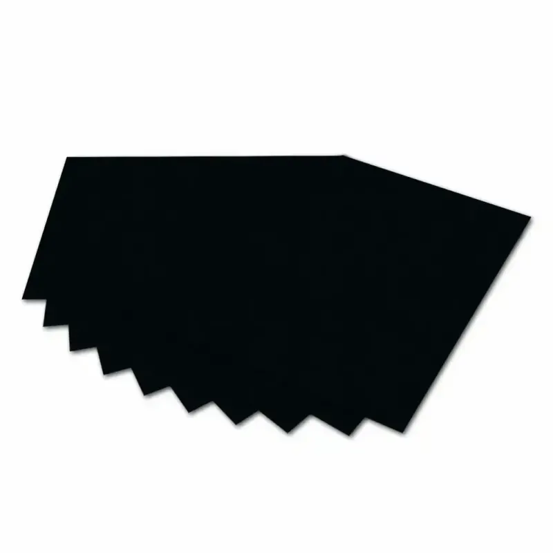 folia Fotokarton Premium 300g/m² - Schwarz 50x70cm für kreative Projekte