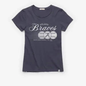 ATLANTA BRAVES SPEED THROW '47 WOMEN'S FRANKIE TEE