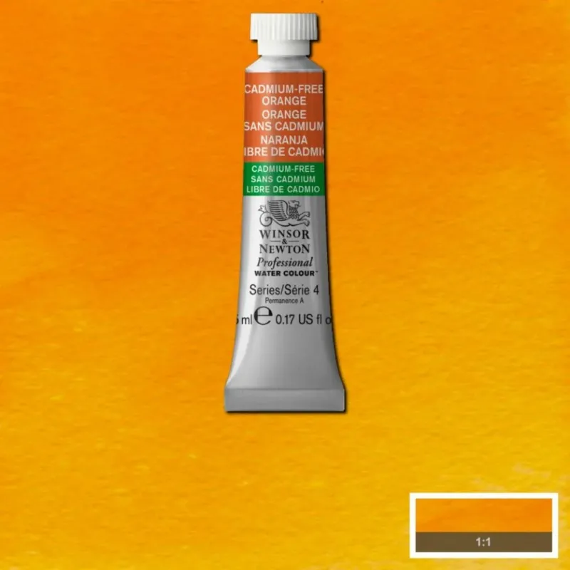 Cadmium FREE Orange 5ml - S4 Professional Watercolour