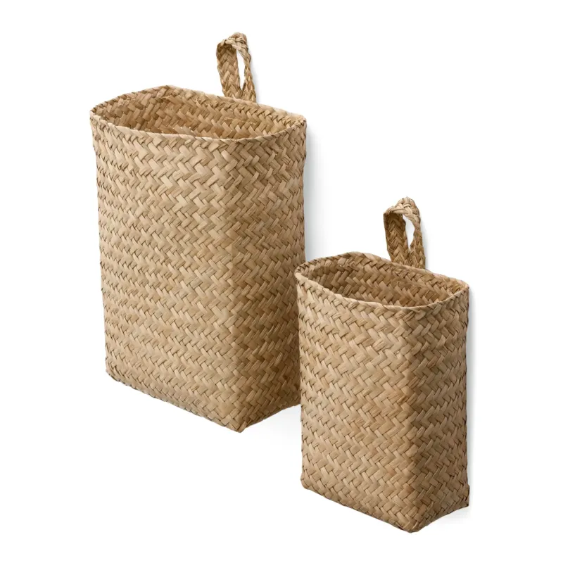 Sophie Hanging Wall Basket | Natural Seagrass