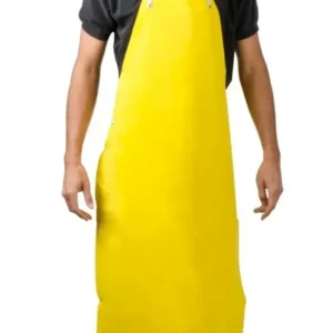 Bay-Lee Heavy Duty Bib Apron, PVC, Yellow