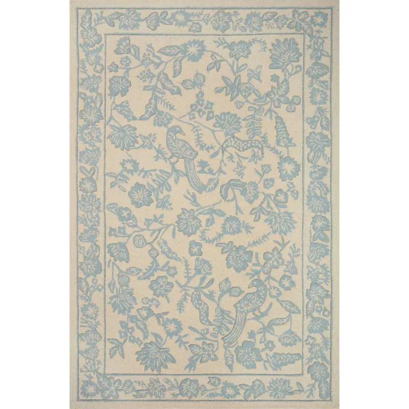 Arboretum Rug 01 | Rifle Paper Co. X Loloi | Periwinkle