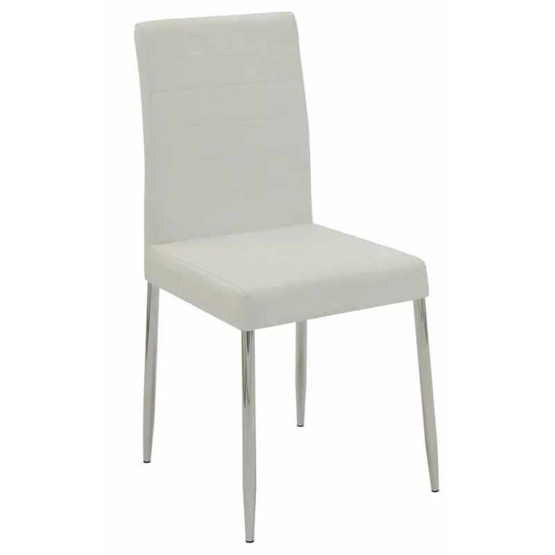 Contemporary Dining Side Chair, White, Set Of 4 By Benzara | Dining Chairs | Modishstore