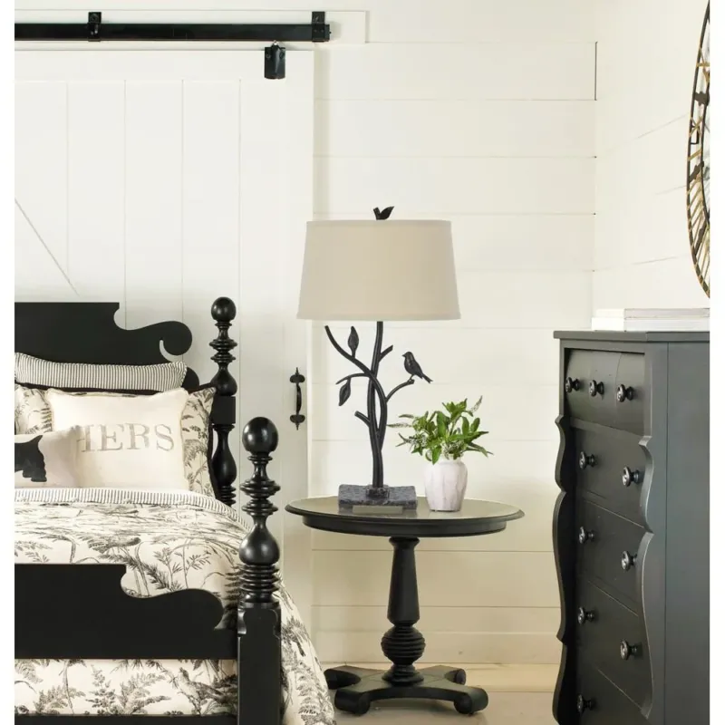 Cal Lighting BO-2301TB 150W 3 Way Medora Iron Table Lamp | Modishstore | Table Lamps