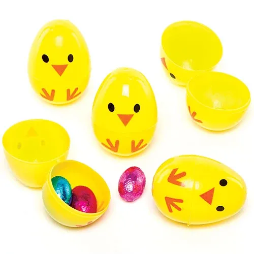 Chick Plastic Eggs (Pack of 10)