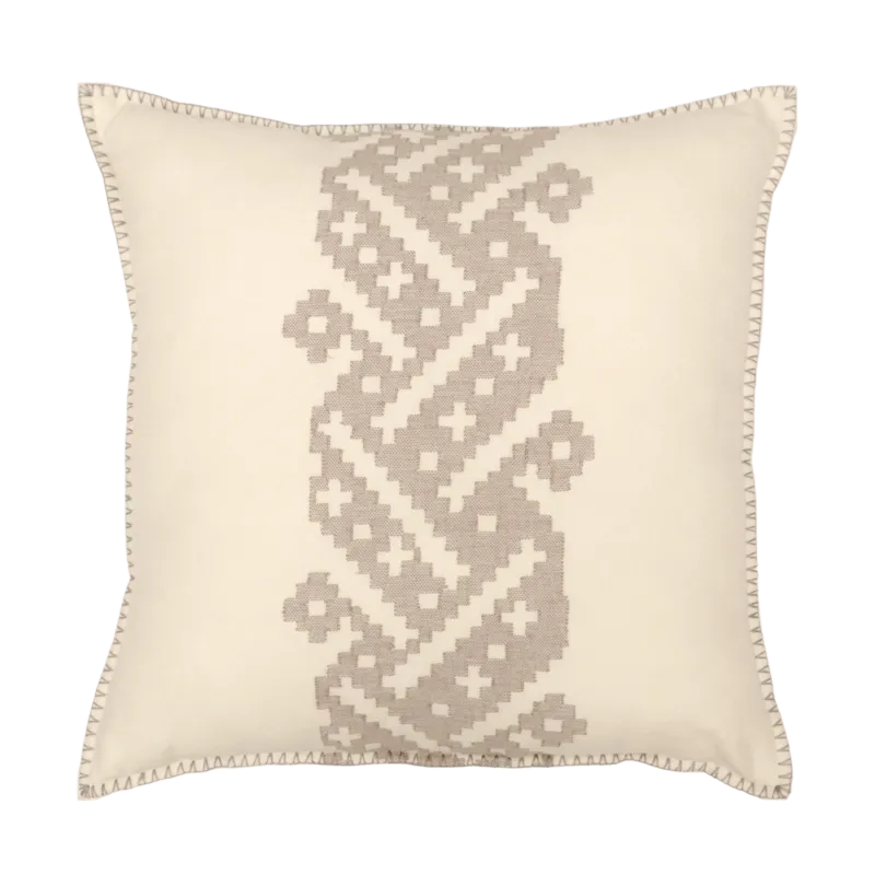 Handwoven Merino Wool Pillow Cover 20" x 20"