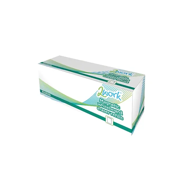 2Work Whiteboard Eraser Refill Pads (Pack of 10) DB50837