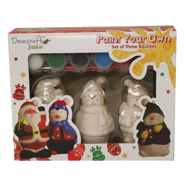 PAINT YOUR OWN MINI ORNAMENTS SET
