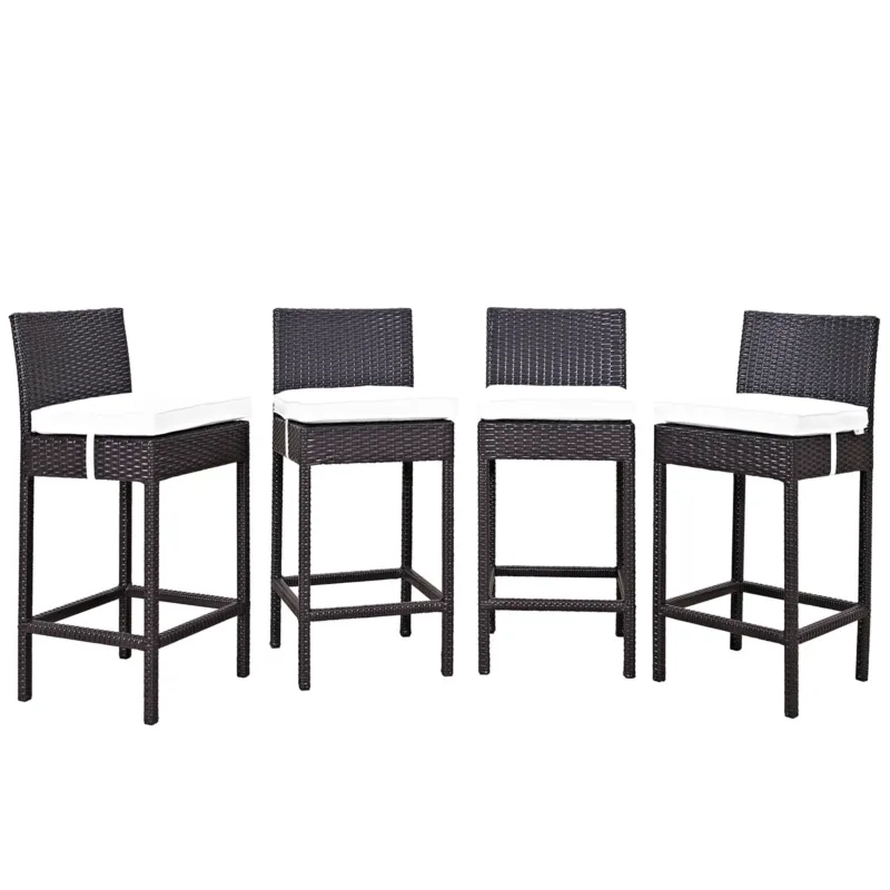 Modway Convene 4 Piece Outdoor Patio Pub Set - EEI-2218 | Bar Stools | Modishstore - 1