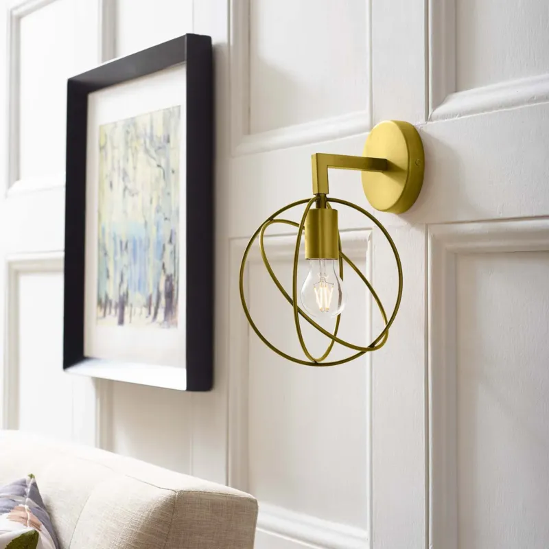 Perimeter Brass Wall Sconce Light Fixture By Modway - EEI-2915 | Ceiling Lamps | Modishstore - 1