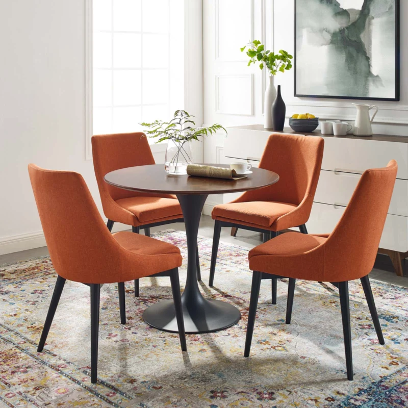 Modway Lippa 36" Round Walnut Dining Table - EEI-3519 | Dining Tables | Modishstore - 1