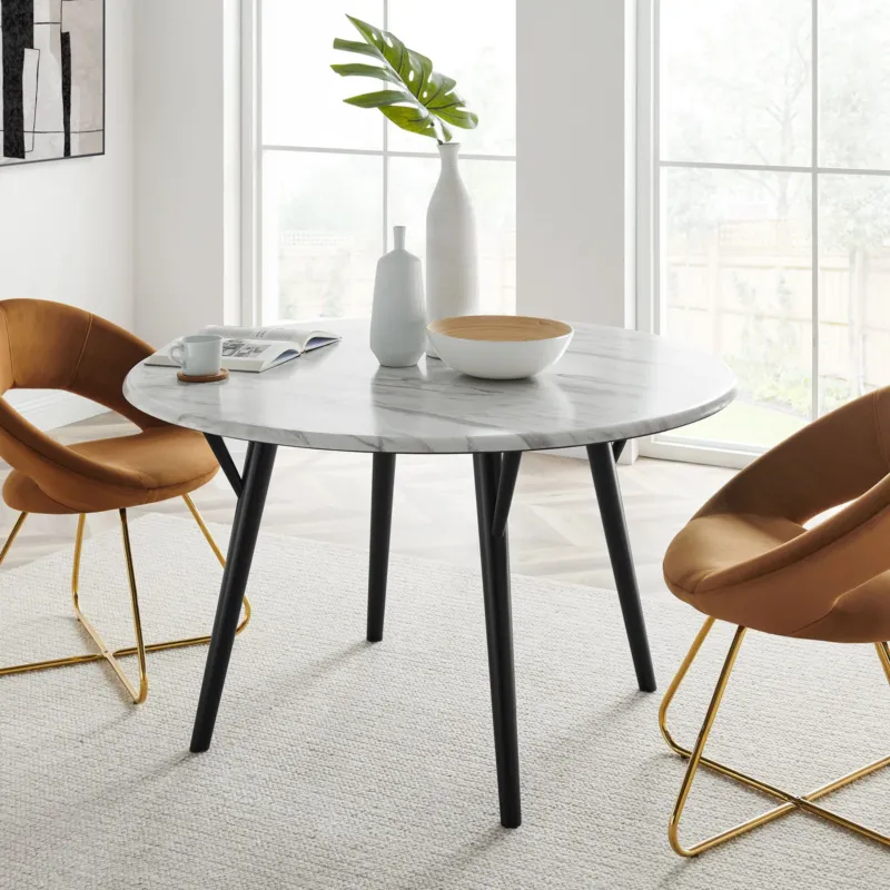 Modway Gallant 50" Round Performance Artificial Marble Dining Table - EEI-5509 | Dining Tables | Modishstore - 1
