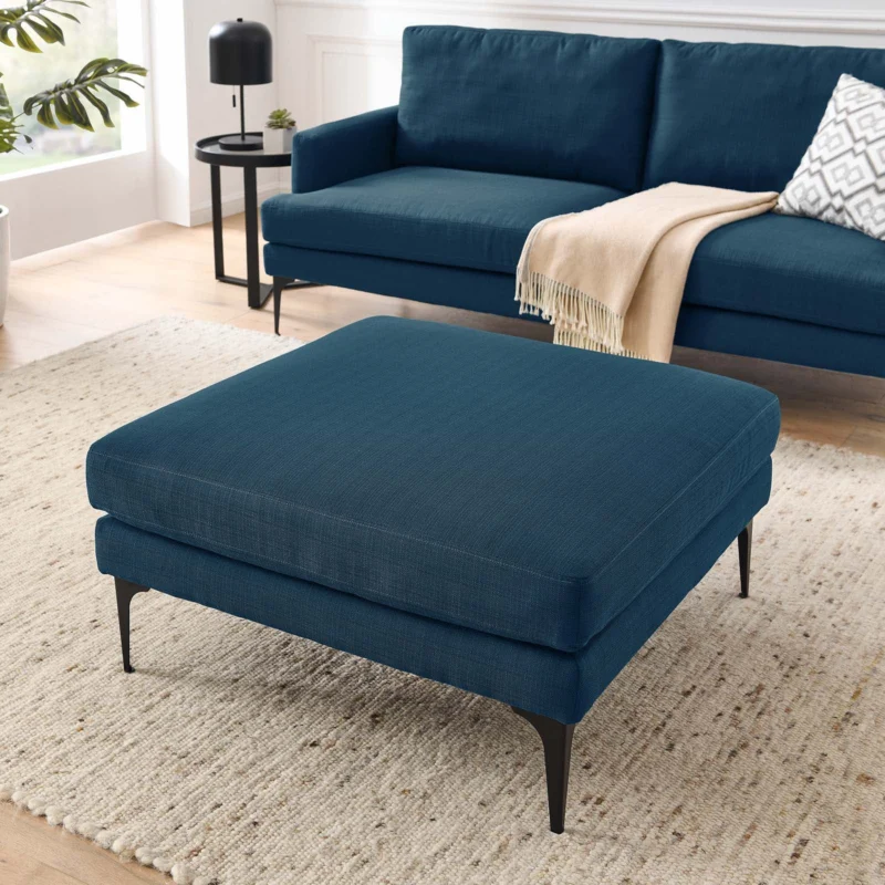 Evermore Upholstered Fabric Ottoman By Modway - EEI-6015 | Ottomans | Modishstore - 1