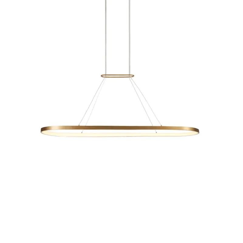 Eerie 47" LED Pendant | Antique Brass