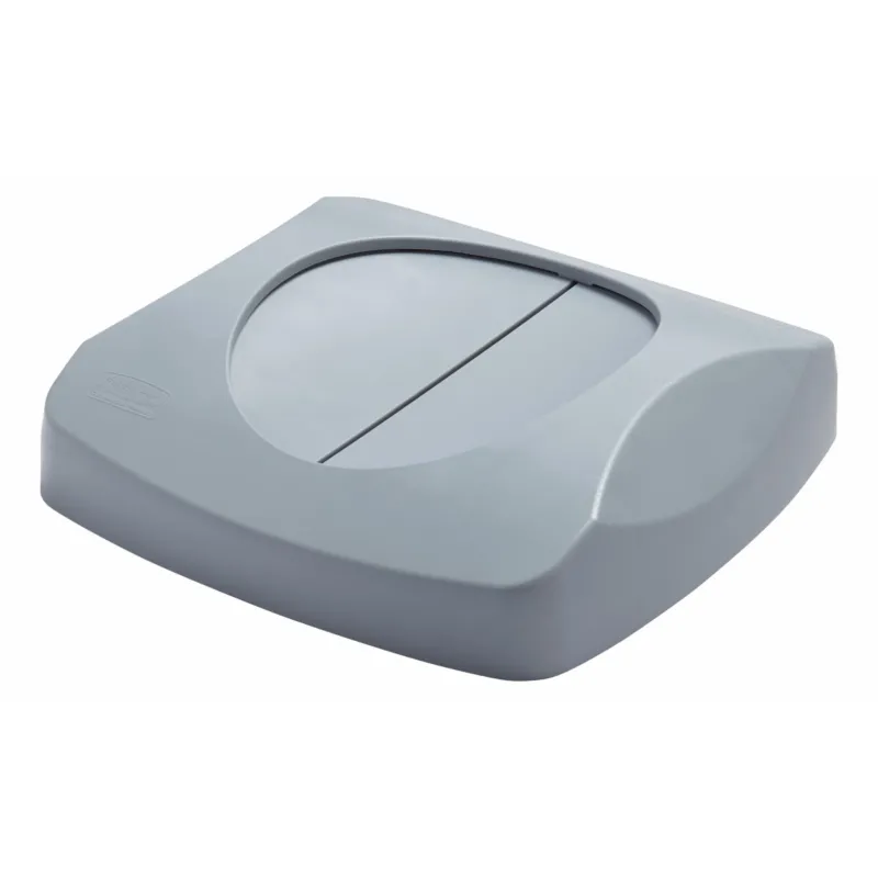 Rubbermaid | Untouchable Container Swing Top Lid, 23 Gal Square, Grey