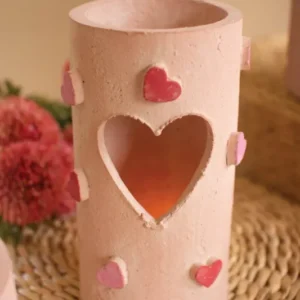 Clay Valentines Luminary By Kalalou