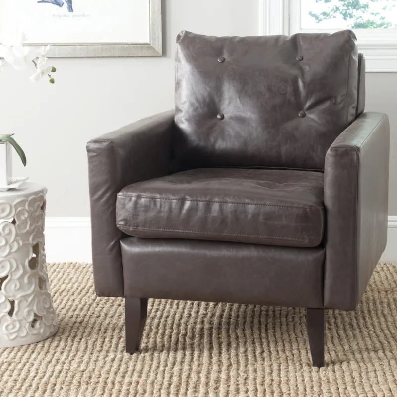 Safavieh Mid Century Modern Caleb Club Chair | Accent Chairs | Modishstore - 1