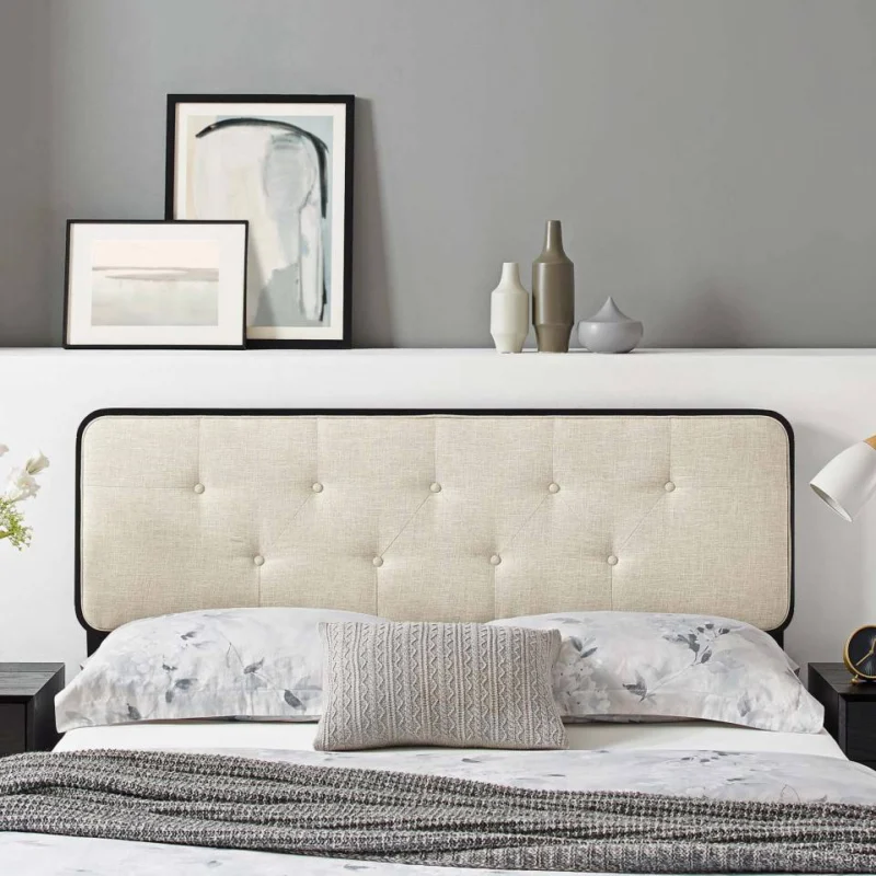 Modway Collins Tufted Full Fabric and Wood Headboard - MOD-6233 | Headboards | Modishstore - 1
