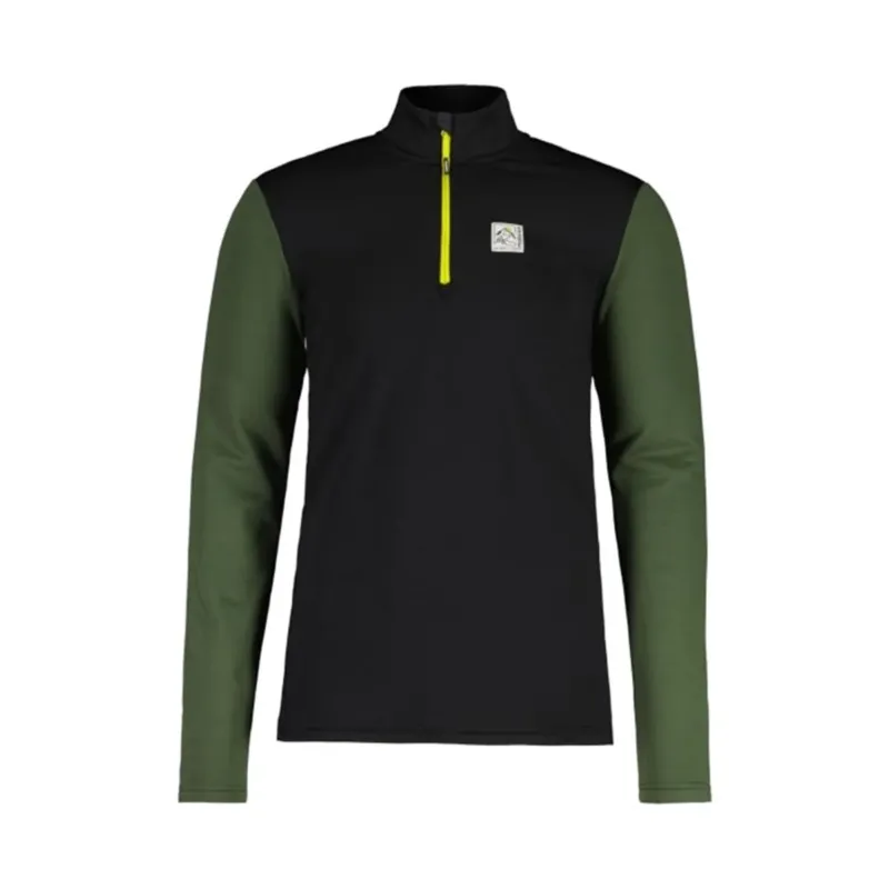 Maloja Herren CesarM. Multisport-Oberteil Deep Black Multi