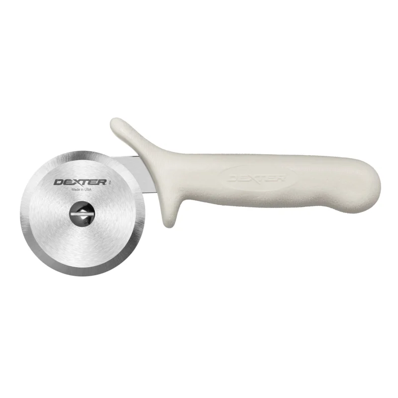 Dexter Sani-Safe Pizza Cutter, 2.75" Blade, White