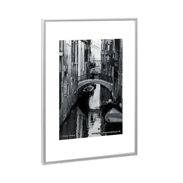 Hampton Frames Aluminium Certificate Frame A4 Silver PAAFA4B