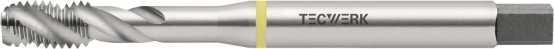 TECWERK Maschinengewindebohrer DIN 371C AL M3x0,5 mm HSS-Co 6H – für Sacklochgewinde