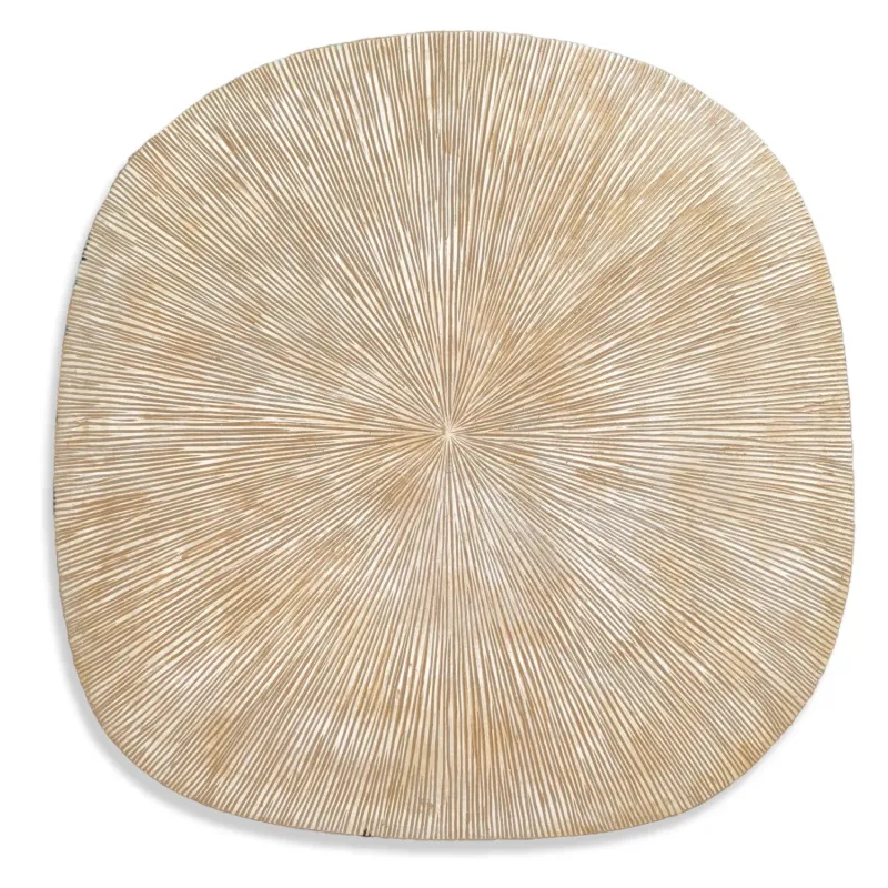 Groove 28.5"SQ, Brown Wash By Gold Leaf | Wall Art | Modishstore - 1