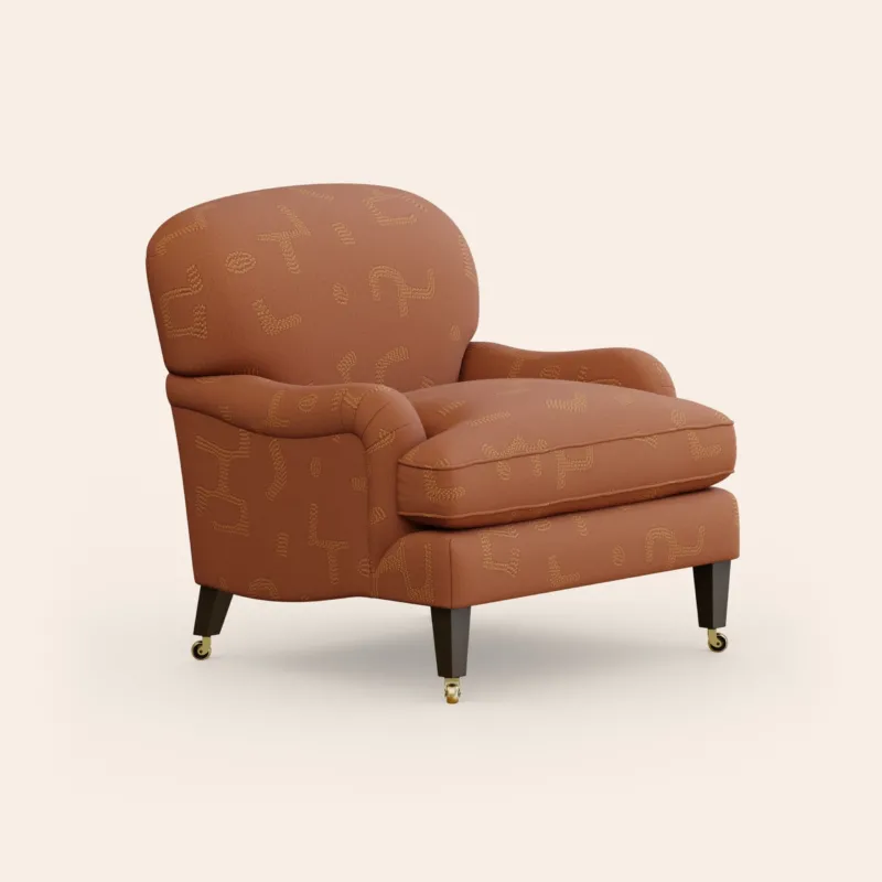 Sofia Armchair, Raphia, Tobacco