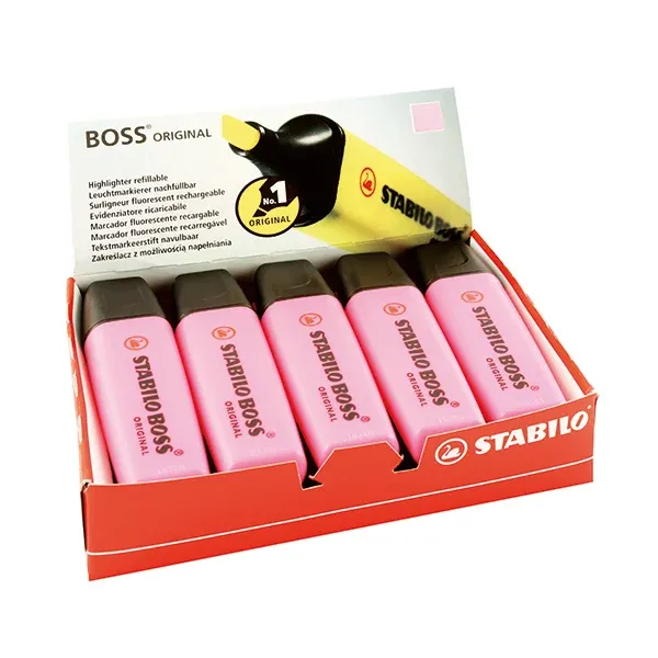 Stabilo Boss Original Highlighter Pink (Pack of 10) 70/56/10