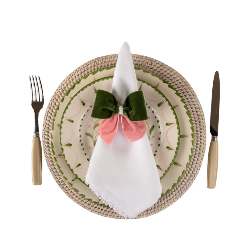 Velvet Napkin Bows - Set of Four