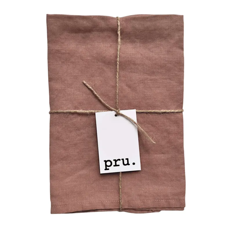 100% Linen Napkins OEKO-TEX® Certified – Faded Blush X2