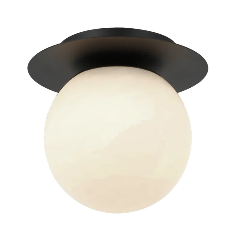 Nikini Flush Mount | Matte Black