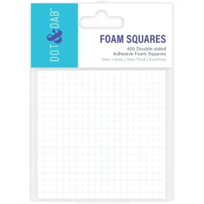 D&D Foam Squares x400 3mm white