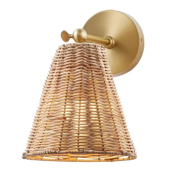 1-Light Wall Sconce | Natural Brass (Set of 2)