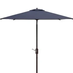 Safavieh Athens 7.5 Ft Square Crank Umbrella | Umbrellas | Modishstore