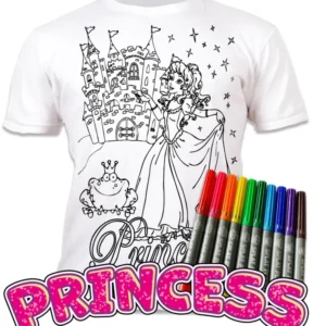 Splat Planet PYO T-Shirt: Princess (Size 5-6 Years)